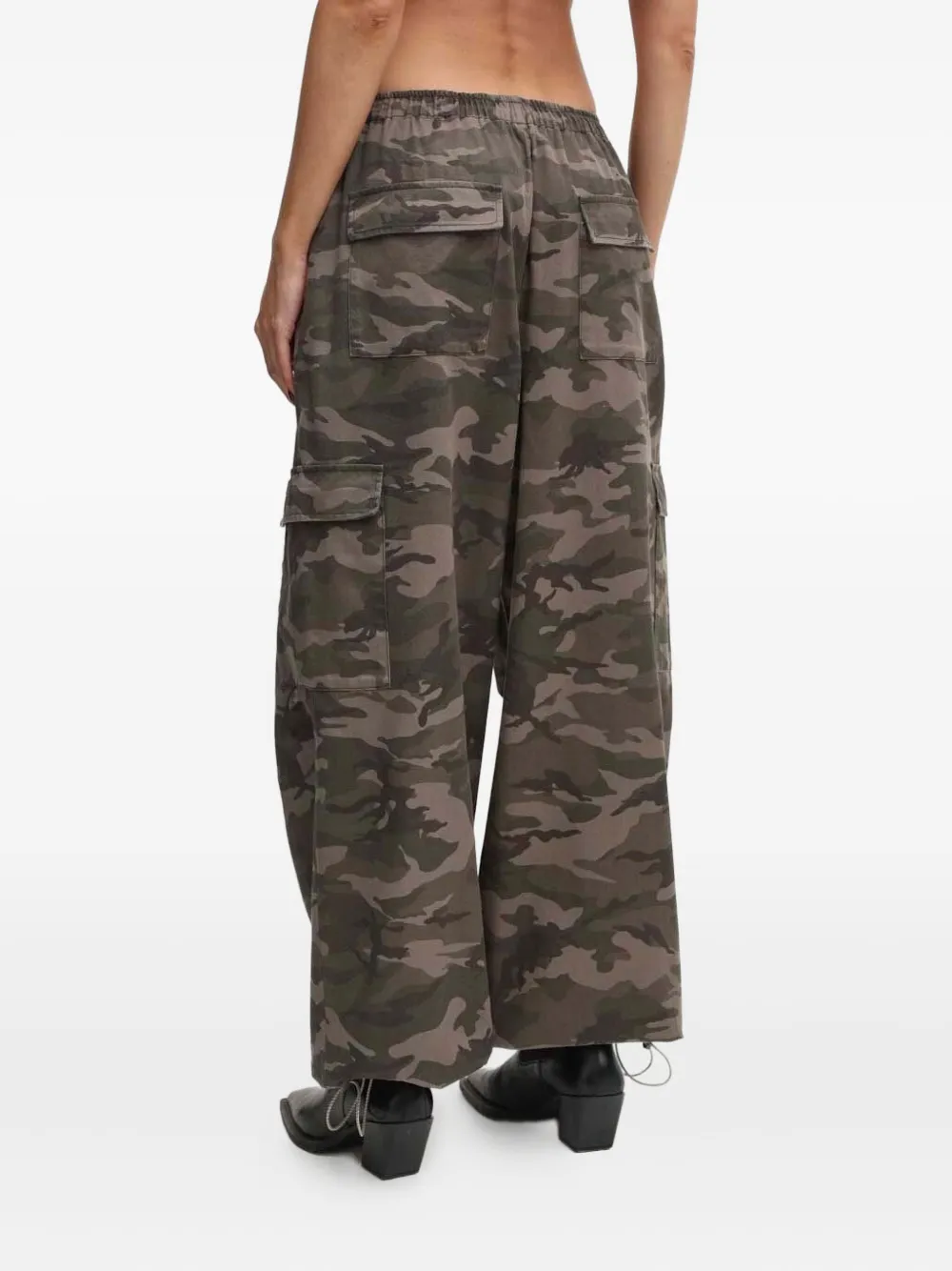 Miss Sixty Broek met camouflageprint - Groen