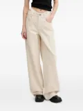 Miss Sixty logo-patch straight-leg jeans - Neutrals