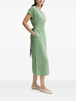 a line tea length dresses A Line Satin Tea Length Mother of The Bride Dresses