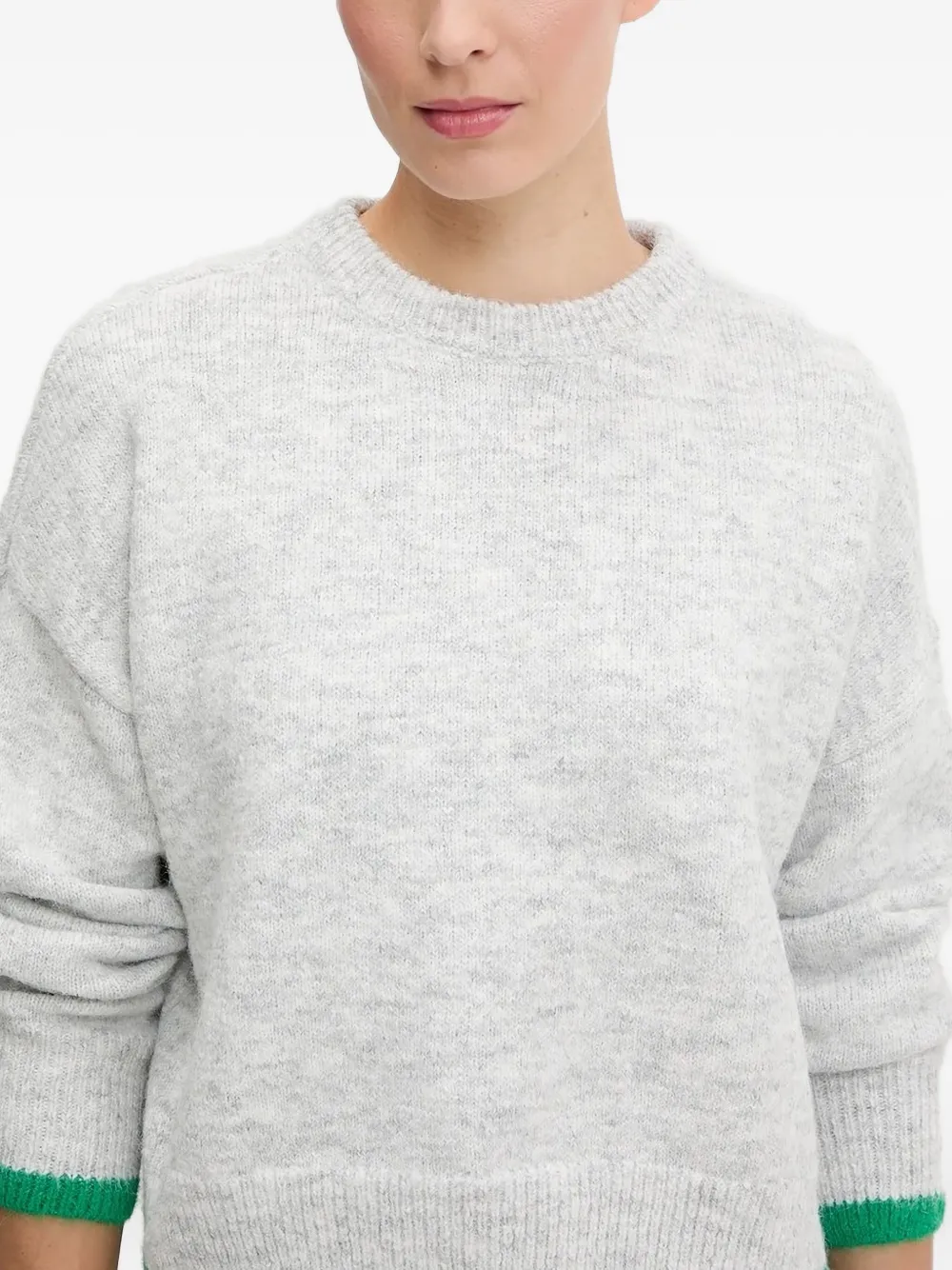 P.e Nation Marquee Crew-neck Sweater In Gray