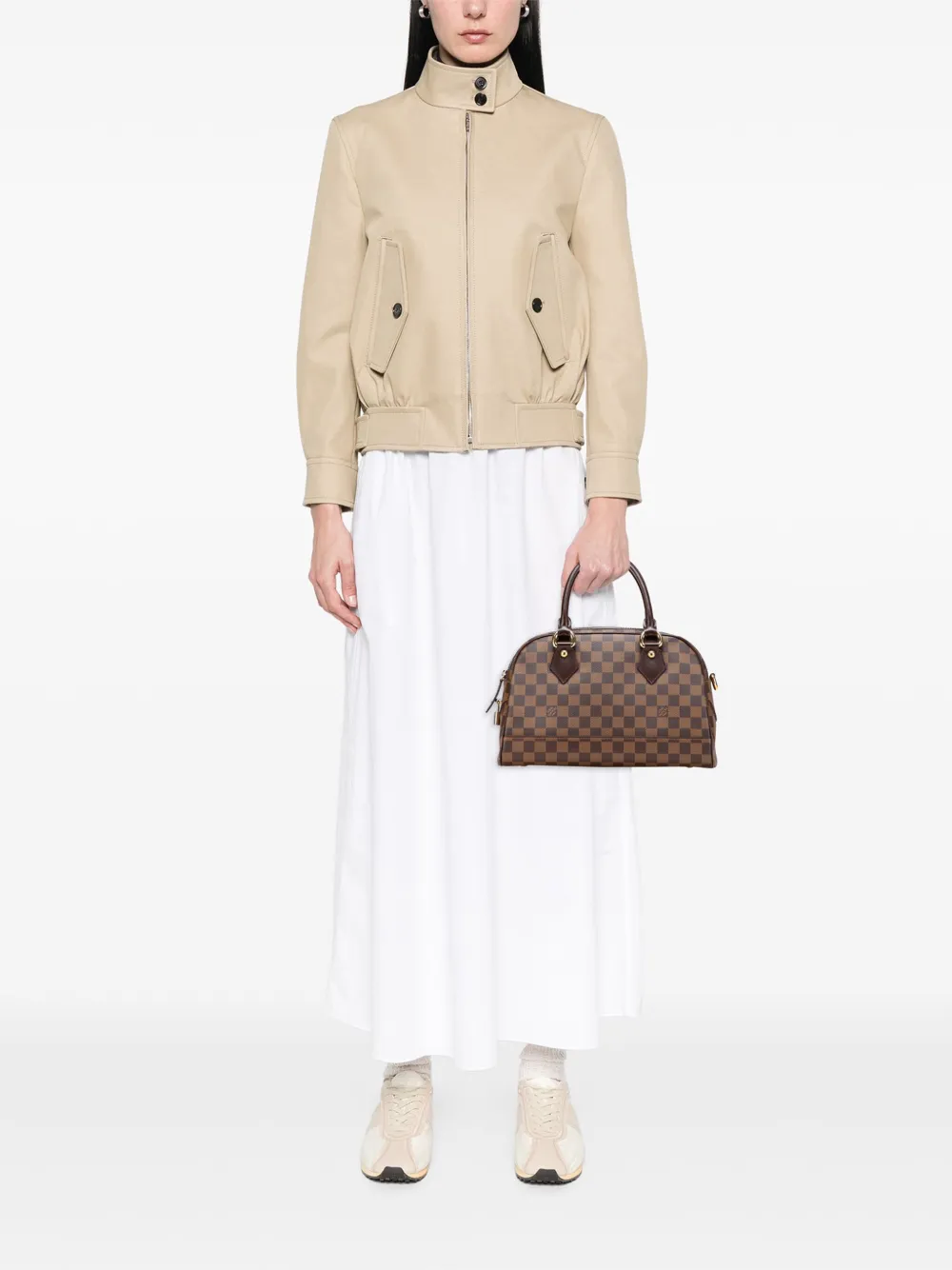 Louis Vuitton Pre-Owned 2005 Damier Ebene Duomo handbag | Pre-Owned | Image 2