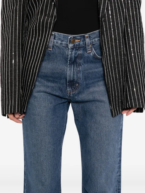 【関税込み】AGOLDE ブルー Leena ジーンズ AGOLDE Leena Jeans | Blue | FARFETCH