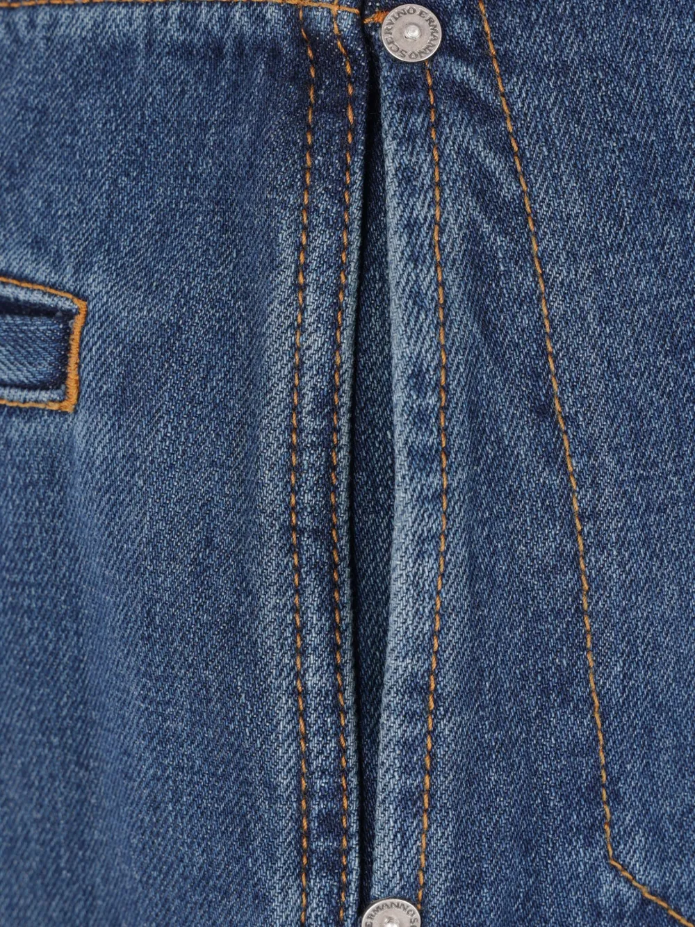 Ermanno Scervino Button-embellishment Jeans In Blue