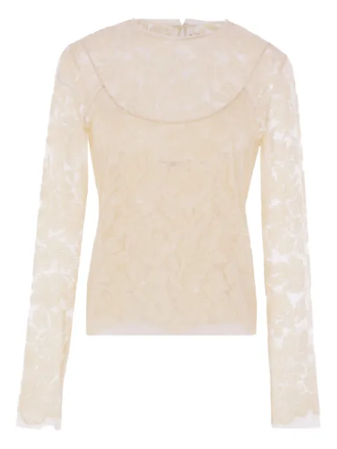 Ermanno Scervino lace long-sleeve top