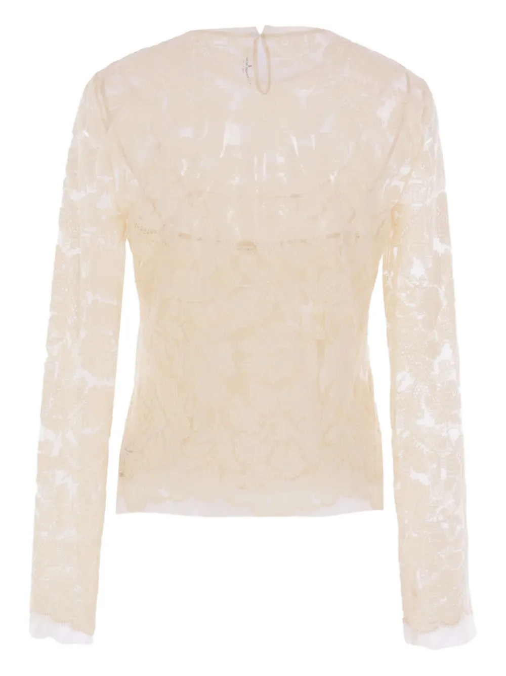 Ermanno Scervino Top met lange mouwen - Beige