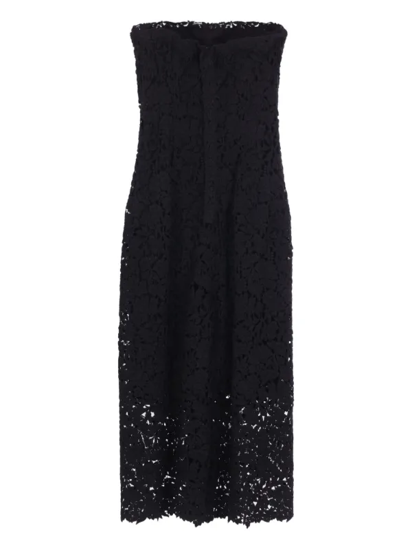 heels with white lace dress Ulla Johnson | Women's Eloisa Corded Lace in White Sleeveless Midi Dress Size 0 | Evening Dress | Bridal