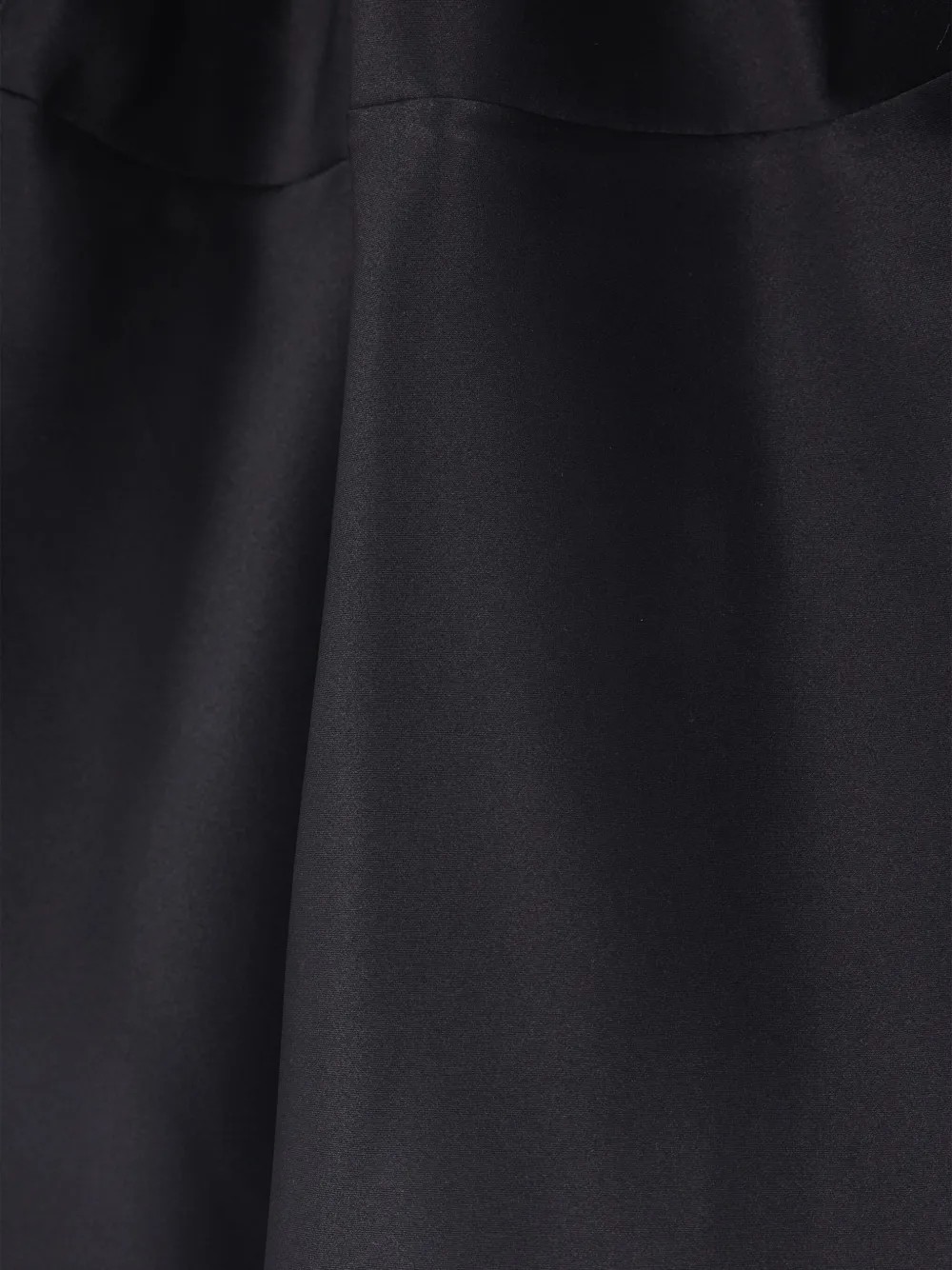 Ermanno Scervino Satijnen top met afwerking van kant Zwart