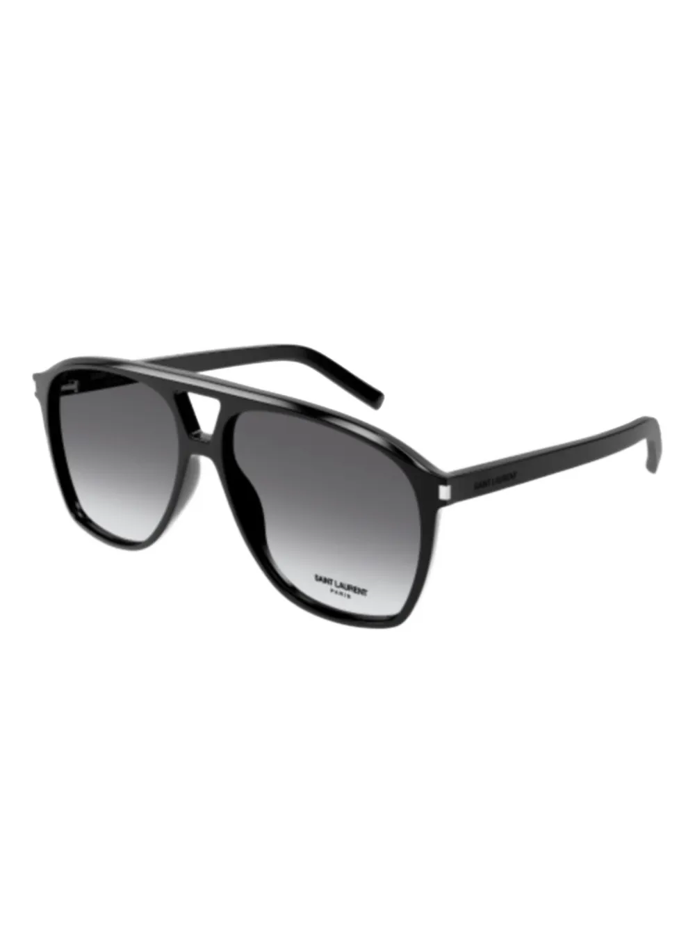 Saint Laurent Eyewear Zonnebril met vierkant montuur Zwart
