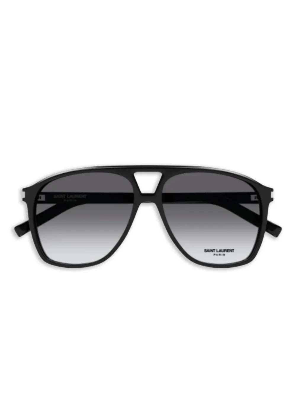 Saint Laurent Eyewear Zonnebril met vierkant montuur Zwart