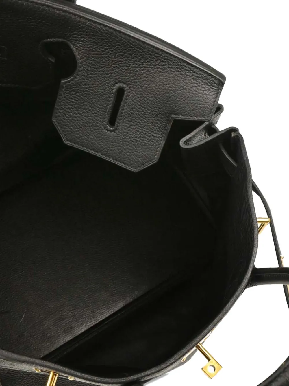 Pre-owned Hermes 2003 Haut À Courroies 40 Handbag In Black