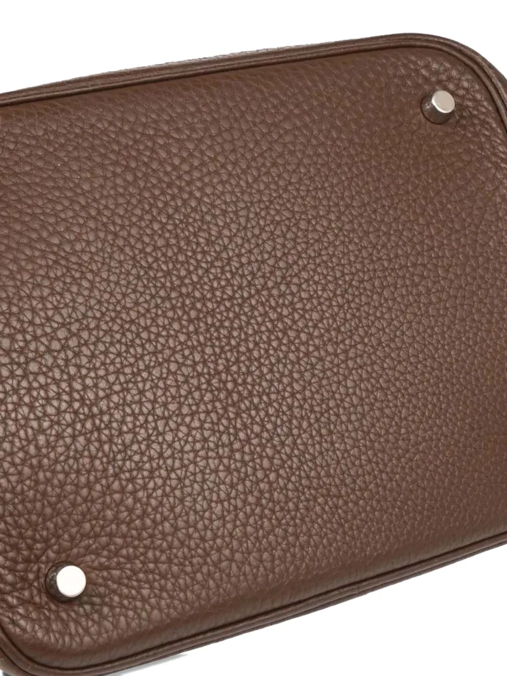 Pre-owned Hermes 2008 Picotin 22 Handbag In Brown