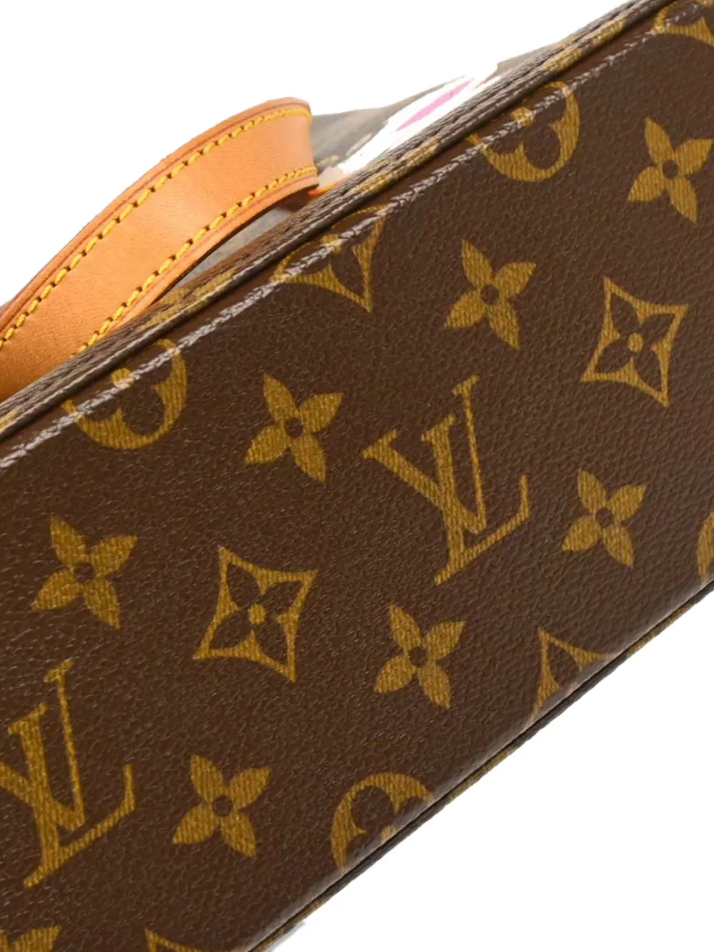 Pre-owned Louis Vuitton 2004 Panda Vavin Pm Handbag In Brown