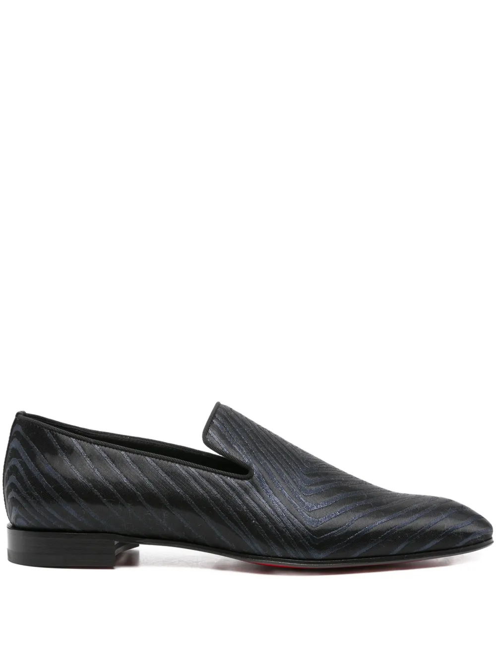 Christian Louboutin Dandelion geometric-pattern loafers | Black | Image 1