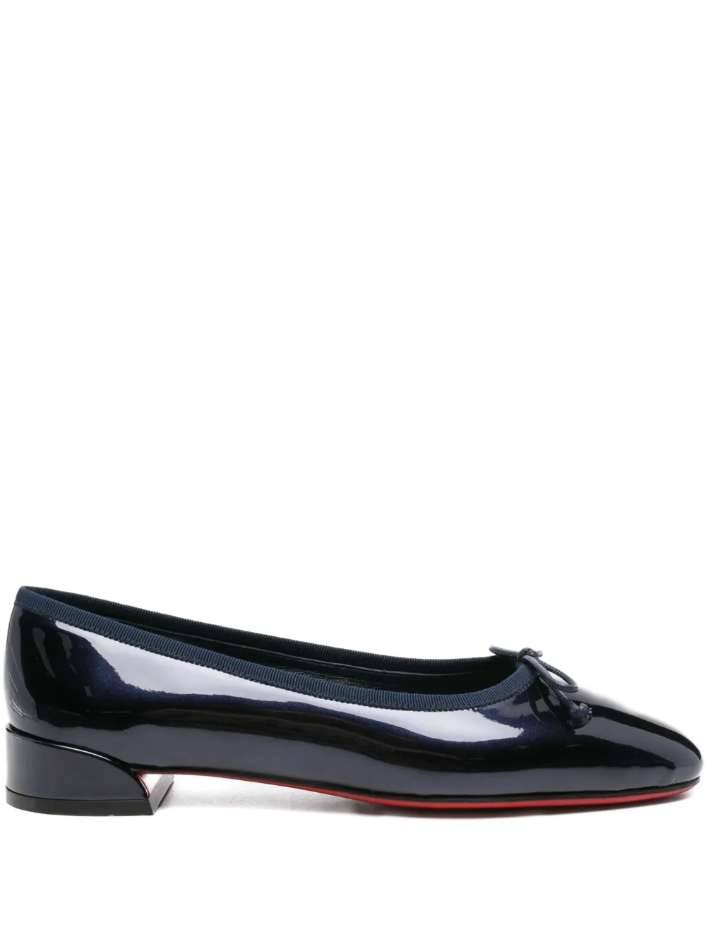 Christian Louboutin Sweetie Jane patent-leather ballet flats | Blue | Image 1