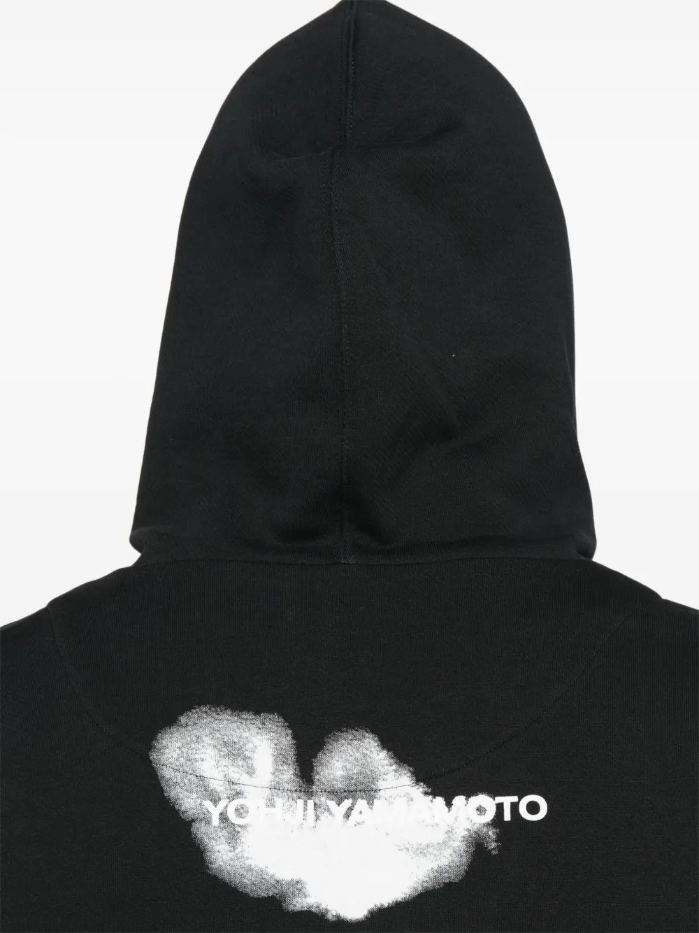 Y-3 Katoenen hoodie Zwart
