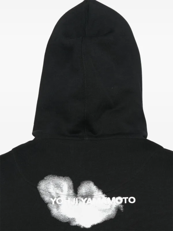 パーカー・フーディ Y-3 Graphic-Print Black Cotton Hoodie With Drawstring Hood 31219280_60583200_600.jpg