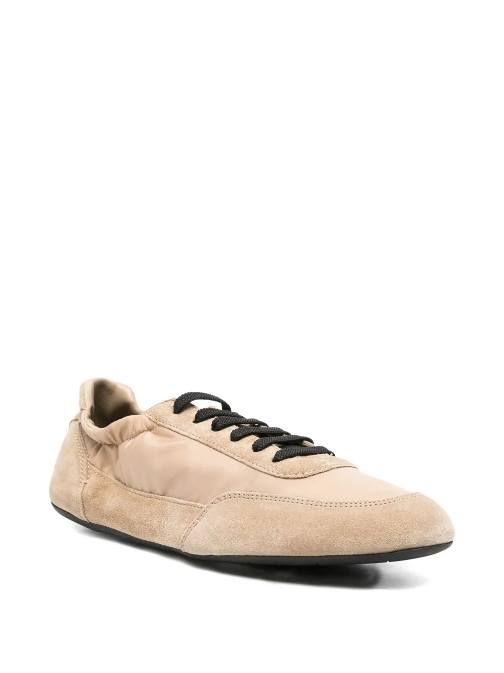 Prada Collapse sneakers met vlak - Beige