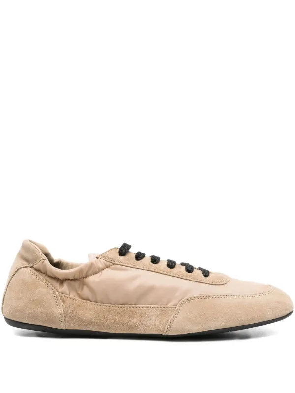 Prada Collapse Panel Sneakers in Neutrals