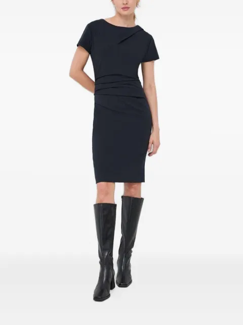 Tiger of Sweden draped short-sleeve midi dress