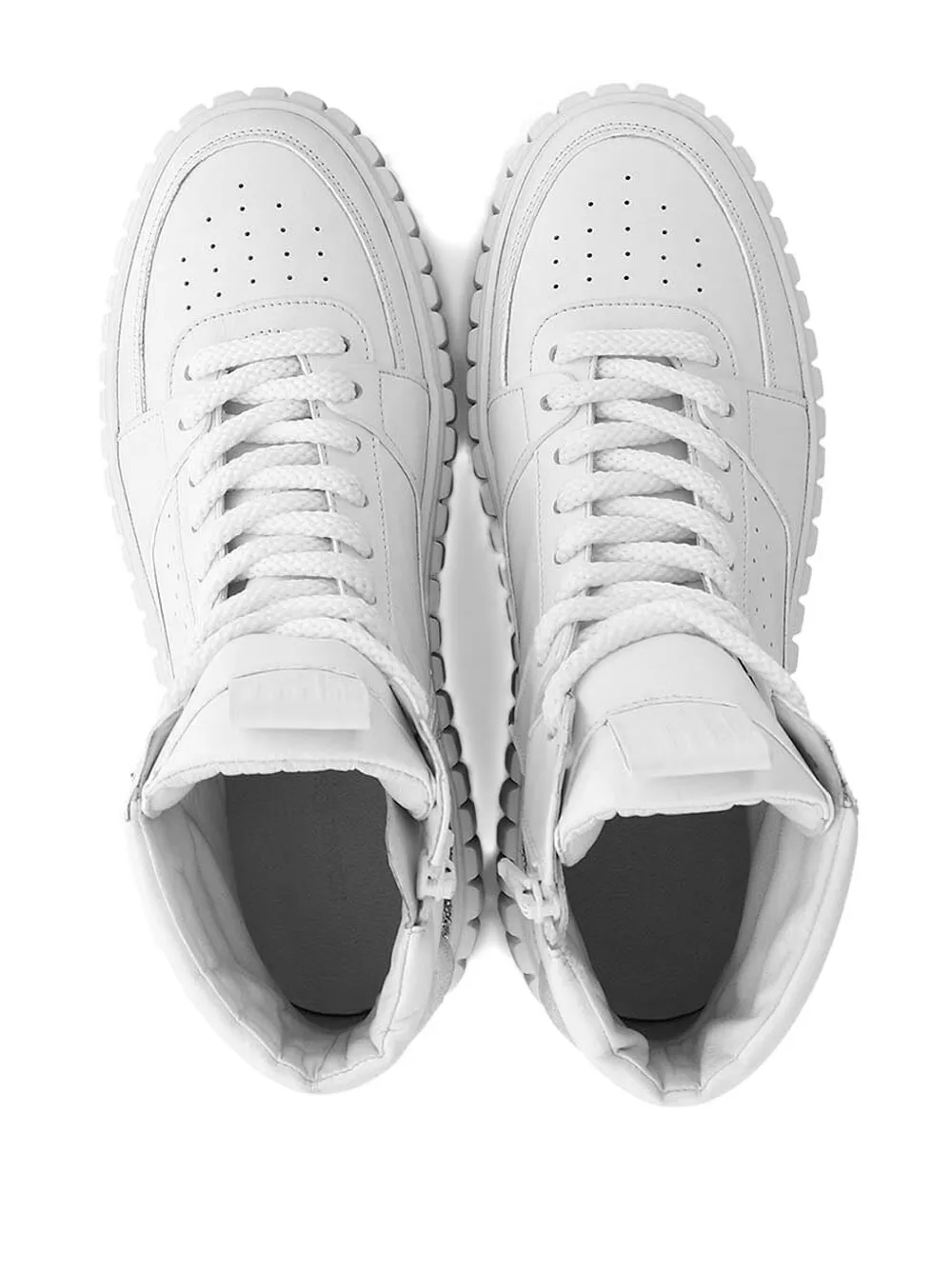Kennel & Schmenger glitter-panel high-top sneakers White