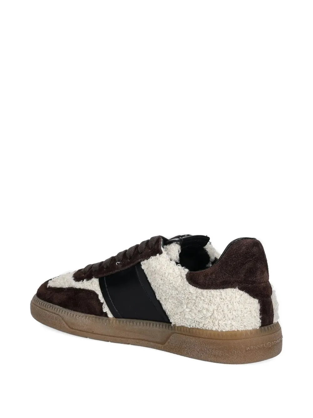 Kennel & Schmenger Suede-panel Shearling Sneakers In Brown
