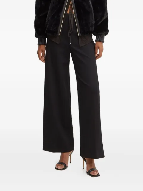 Liviana Conti front-crease zipped trousers