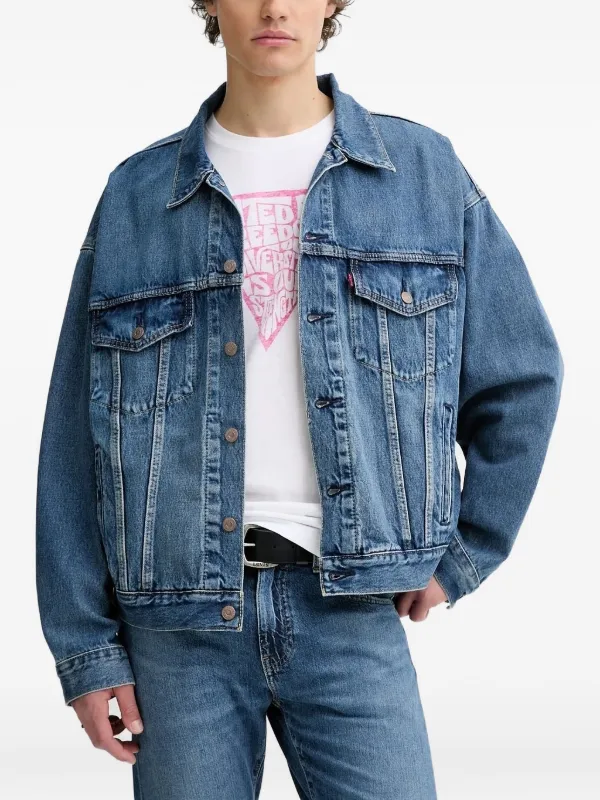 Levi's Trucker button-fastening Denim Jacket Blue FARFETCH MY
