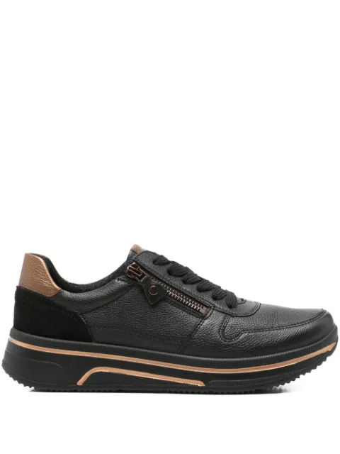 ARA Sapporo leather zip-detail sneakers