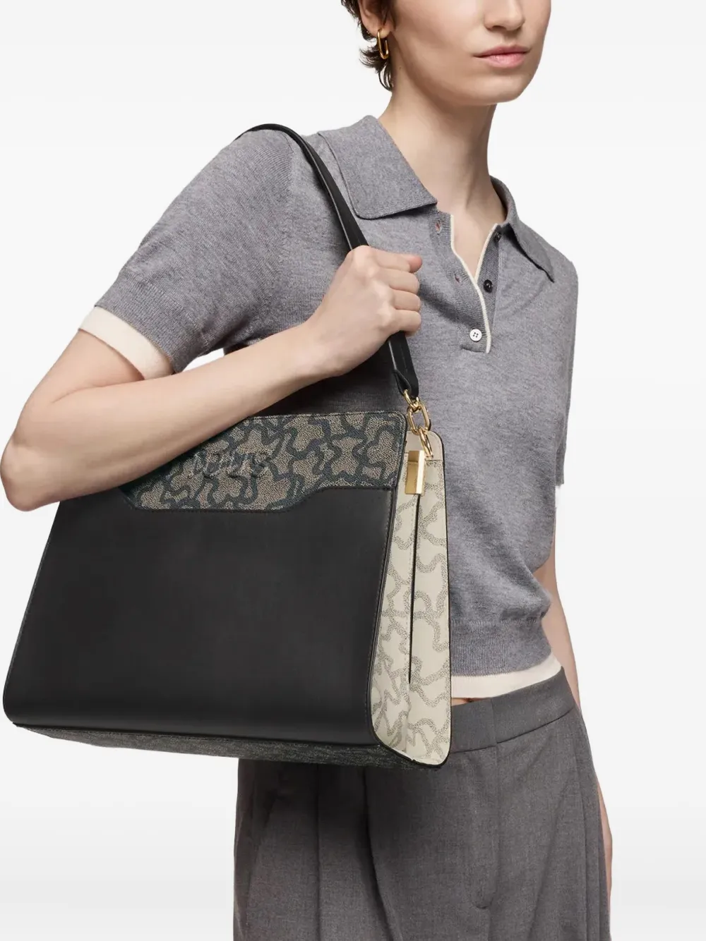 Kaos Icon logo-pattern tote bag