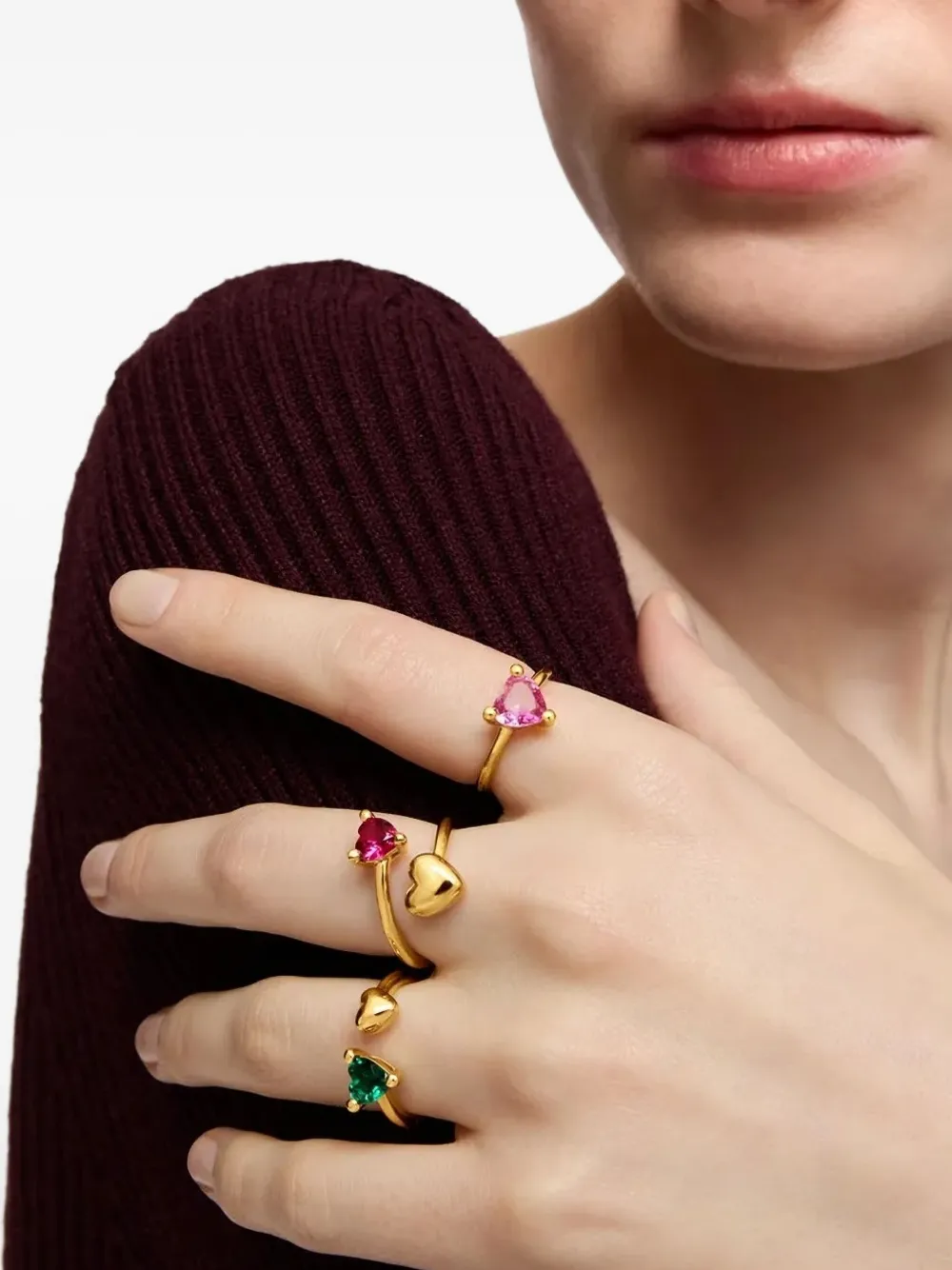 TOUS heart-shaped ruby ring | Image 2