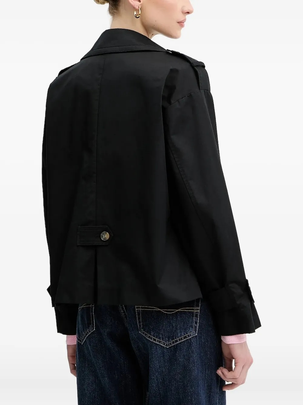 Sisley double-breasted cropped jacket | Cropped Jackets | Image 2