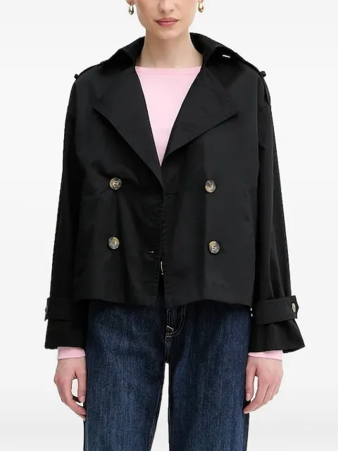 Sisley double-breasted cropped jacket