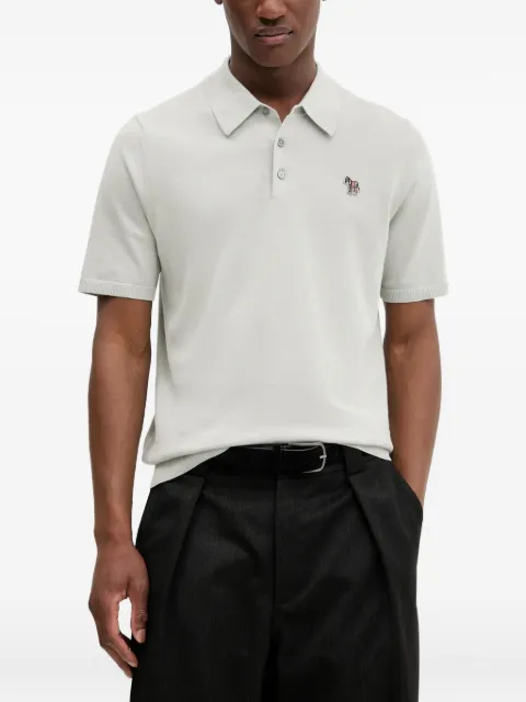 PS Paul Smith zebra-appliqué polo shirt