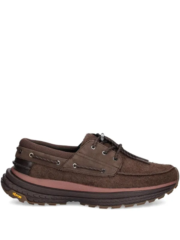 sacai Vibramソール boat deck shoes 定価11万円 PS Paul Smith Cruze boat-lace Sneakers | Brown | FARFETCH