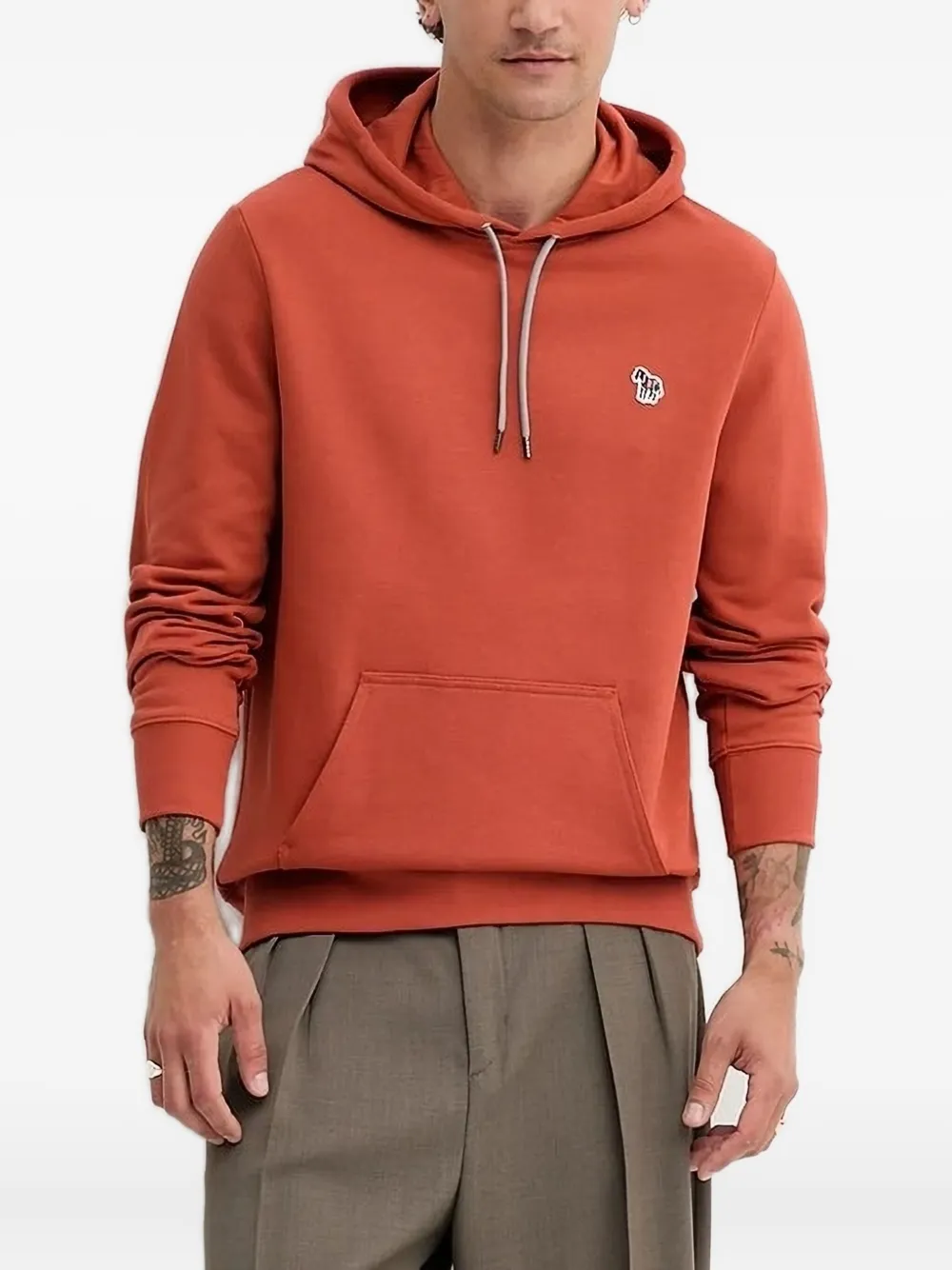 PS Paul Smith zebra-logo hoodie Oranje