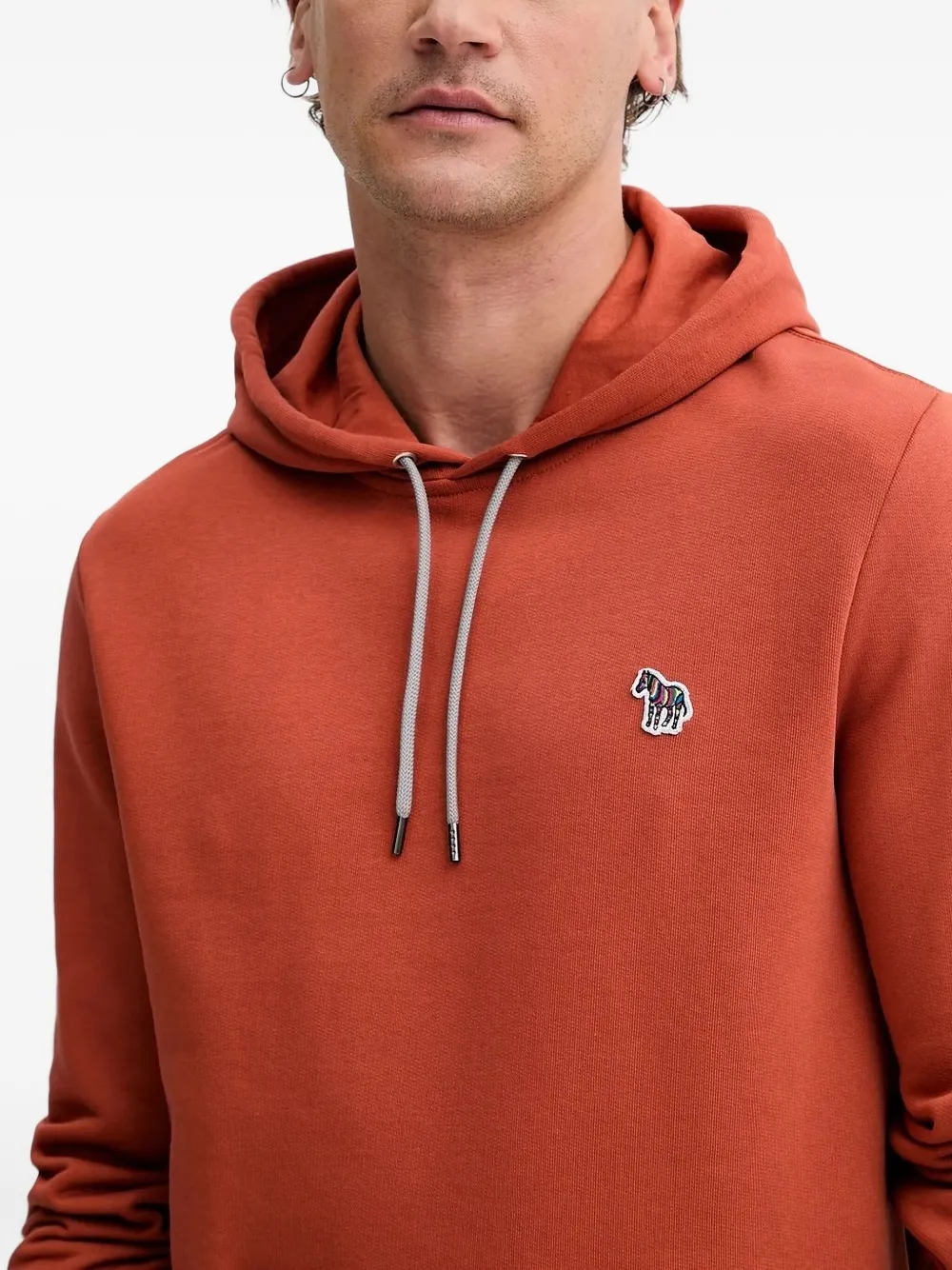 PS Paul Smith zebra-logo hoodie Oranje