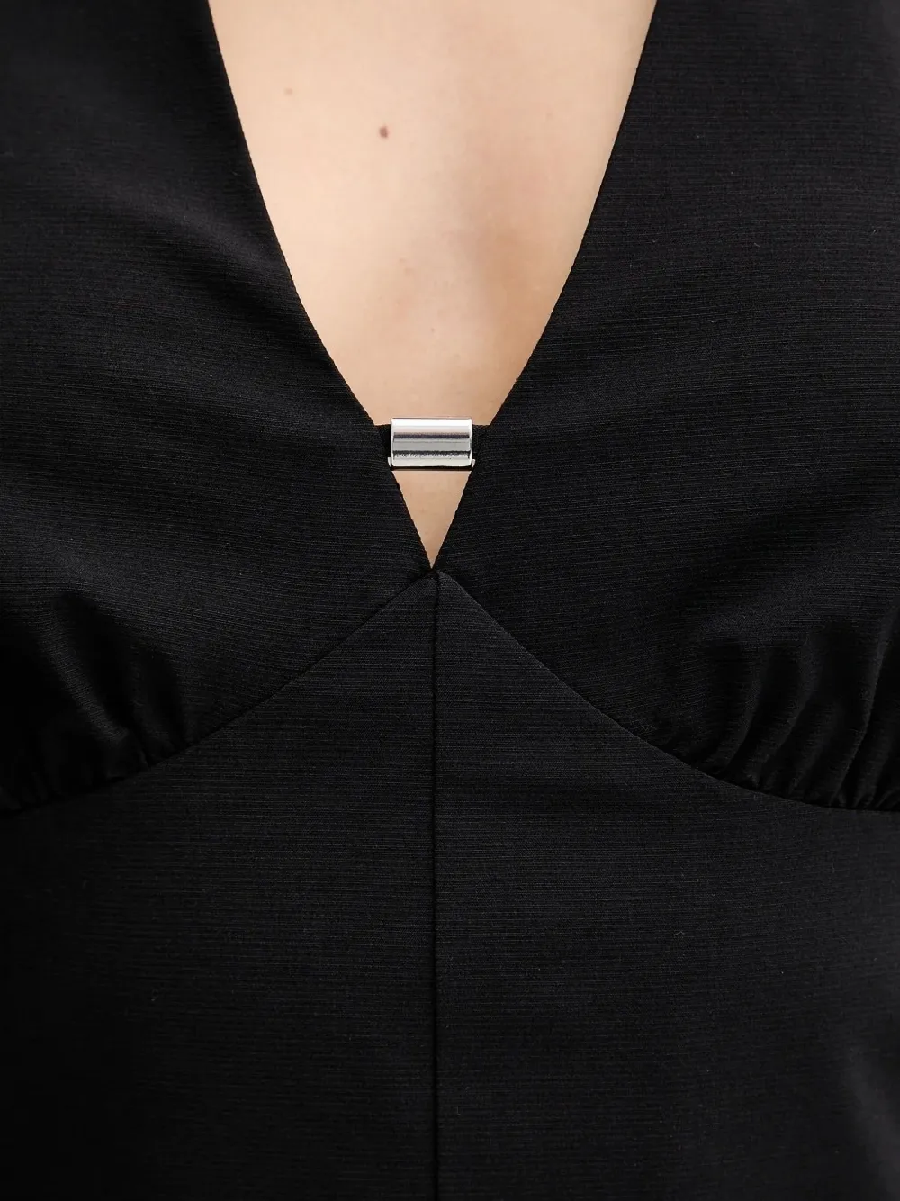 Sisley Midi-jurk met halternek Zwart
