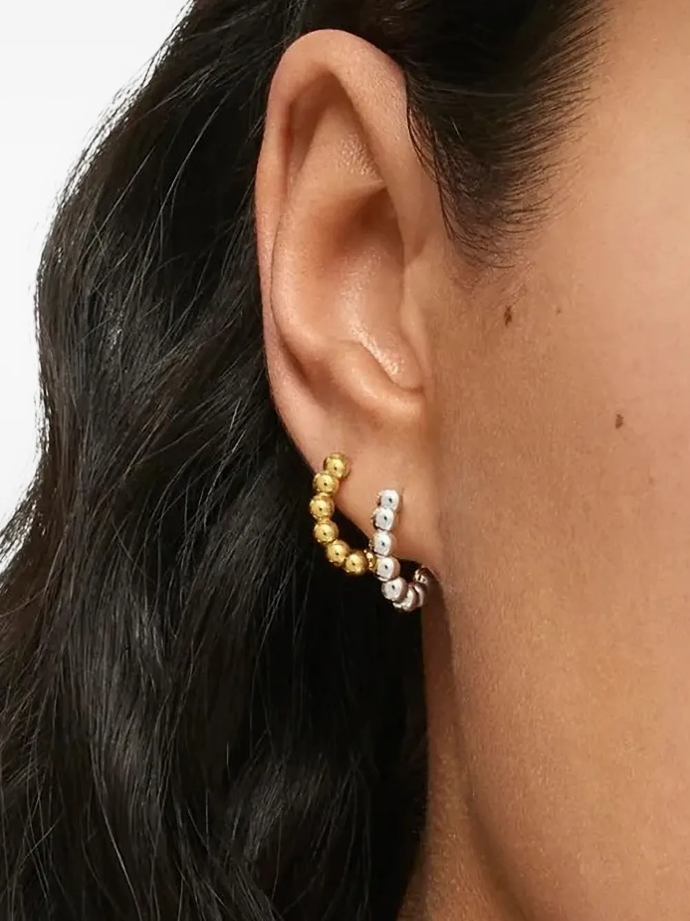 TOUS Gloss kleine oorringen met parel - Zilver