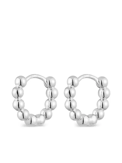 TOUS small Gloss pearl-shaped hoop earrings