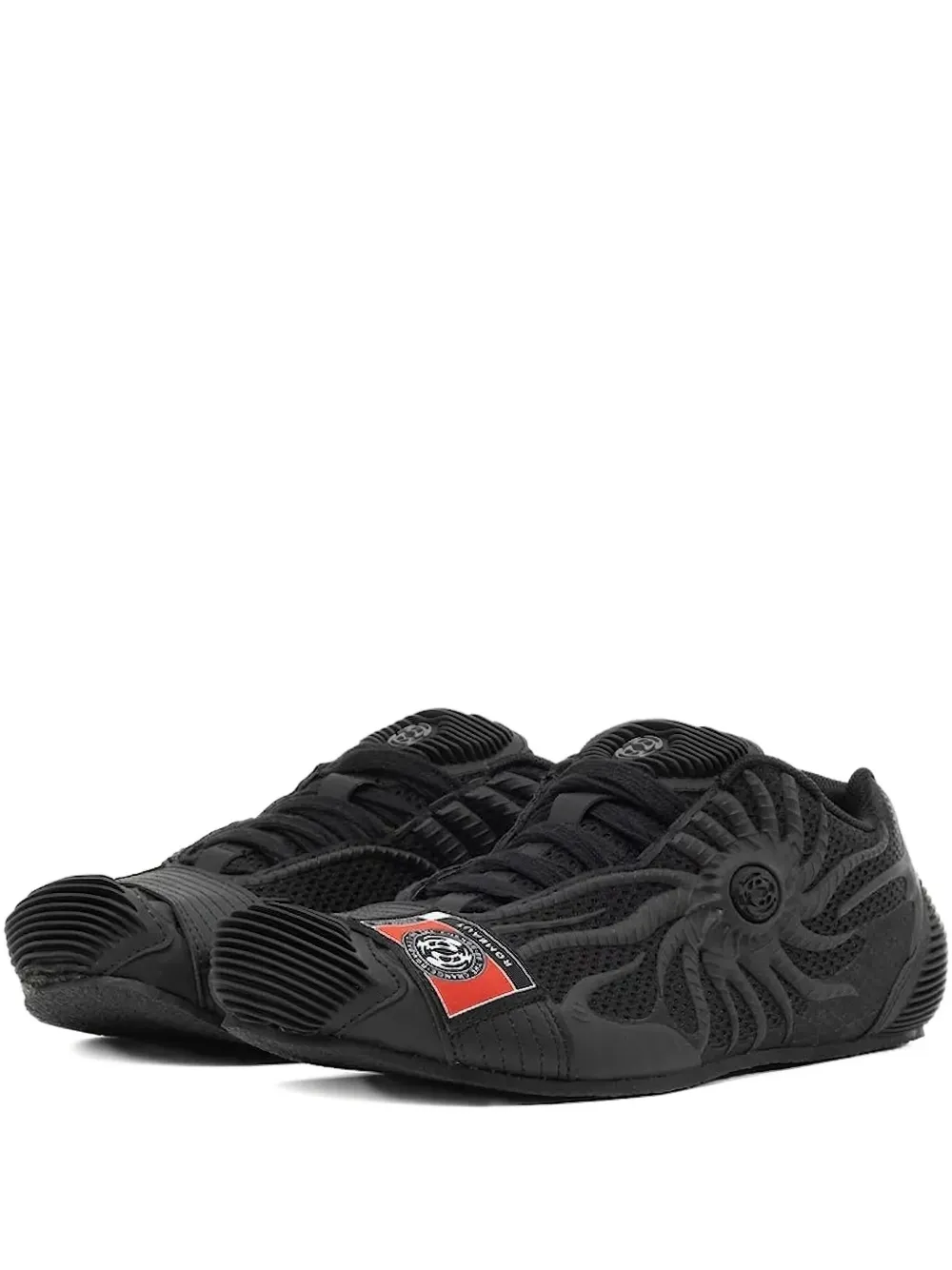 Rombaut Flow Back Lace-up Sneakers In Black
