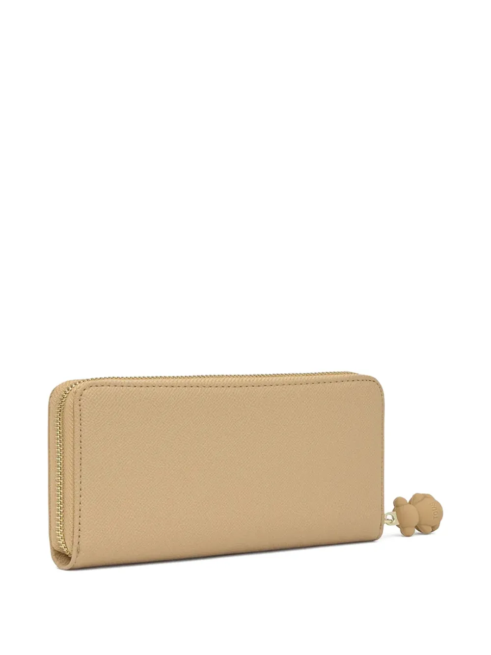 TOUS logo-embossed zip-around wallet - Beige