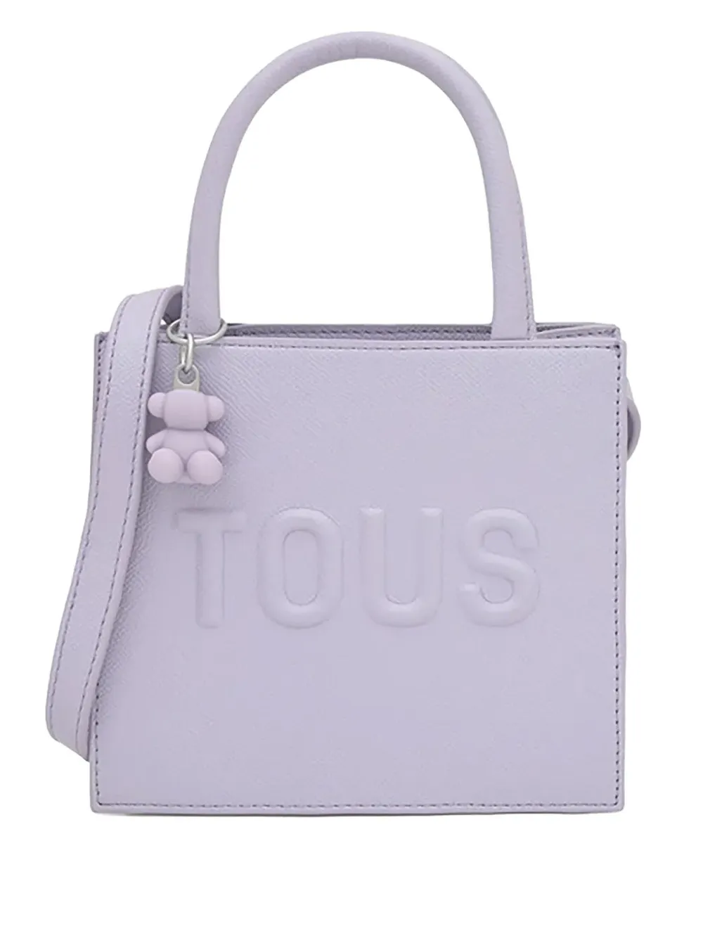 logo-embossed tote bag