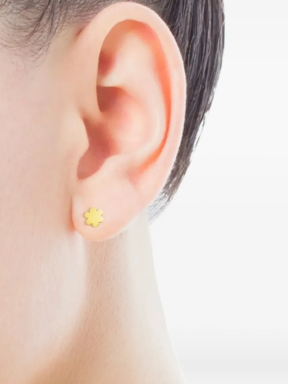 Tous Flower-shaped Stud Earrings In Gold