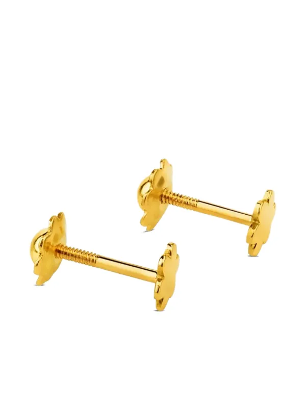 TOUS flower-shaped Stud Earrings Gold FARFETCH