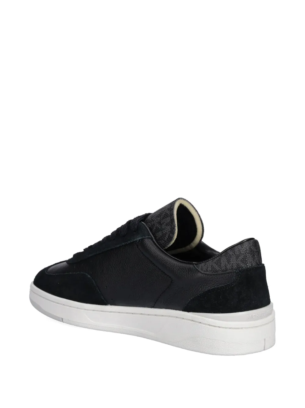 Michael Kors Wilton leather-suede sneakers Black
