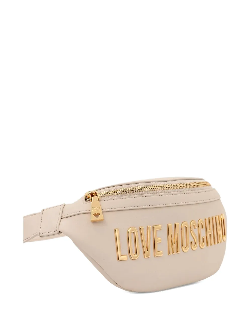 Love Moschino Heuptas met logoplakkaat Beige