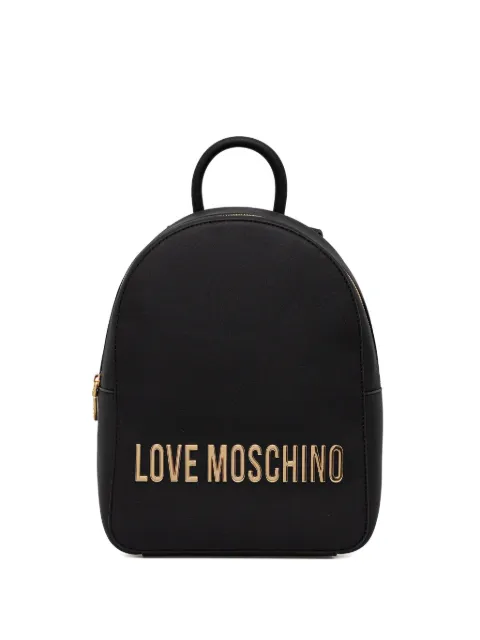 Love Moschino logo-plaque backpack