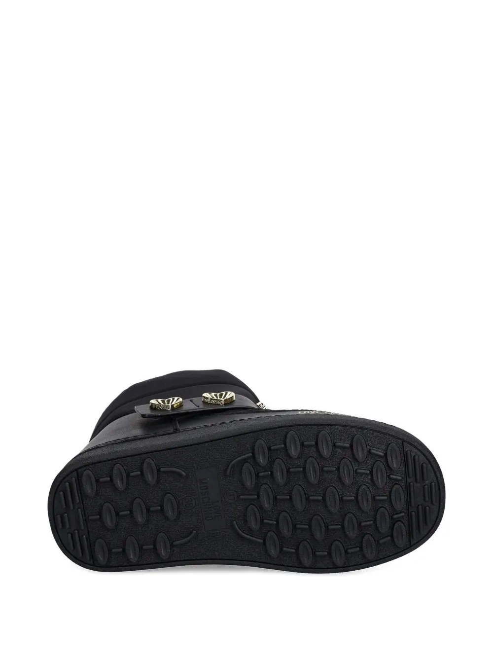 Love Moschino Laarzen verfraaid met hart Zwart