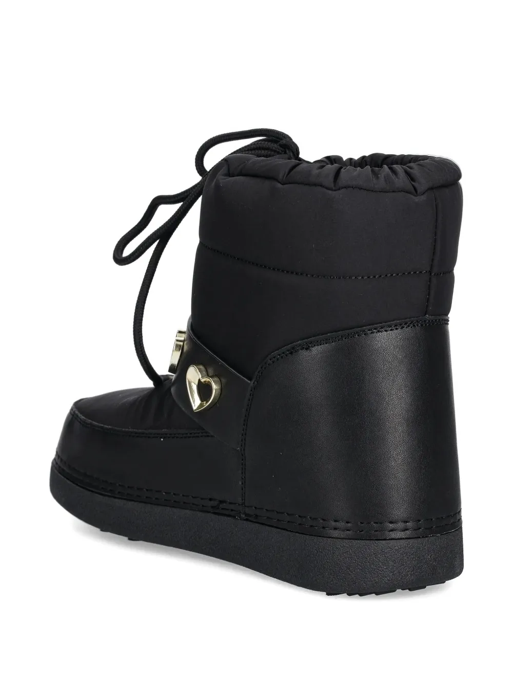 Love Moschino Laarzen verfraaid met hart Zwart