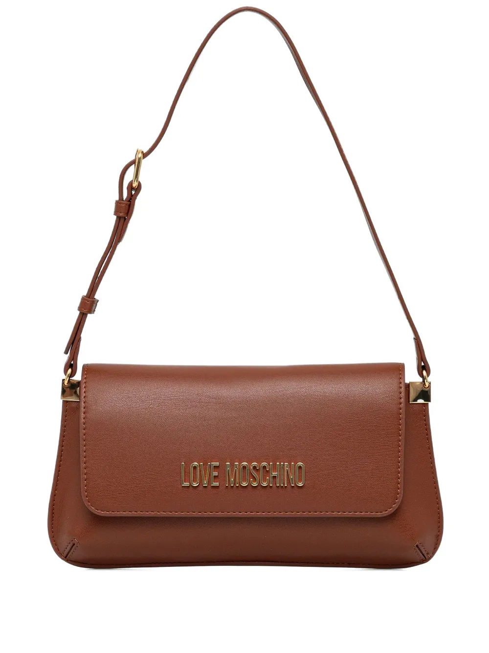 logo flap shoulder bag